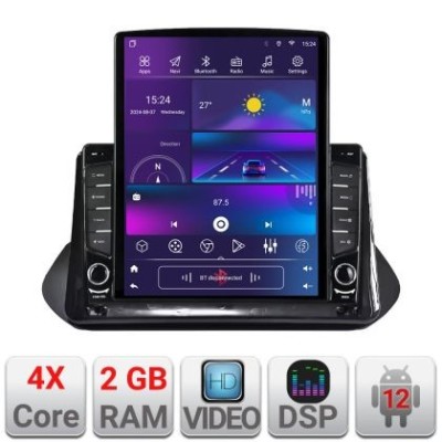 Navigatie Nissan X-trail 2021- dedicata Android radio gps internet quad core 2+32 ecran vertical 9.7&amp;quot; kit-x-trail-2021+EDT-E708+kit-10-9 CarStore Tech foto
