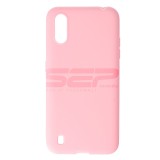Husa TPU Matte Rosu pentru Samsung Galaxy A01 - Protectie Premium Antiderapanta