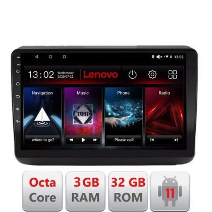 Navigatie Jeep Grand Cherokee 2014-2019 D-JGG Octa Core cu Android Radio Bluetooth Internet GPS WIFI DSP 3+32 G LENOVO LITE CarStore Technology