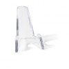 Suport Monede XS Leuchtturm, 5 Bucati - Triunghiular Transparent, Ideal Monede Mici/Medii, Capsule Quadrum Mini, Cutii Carton