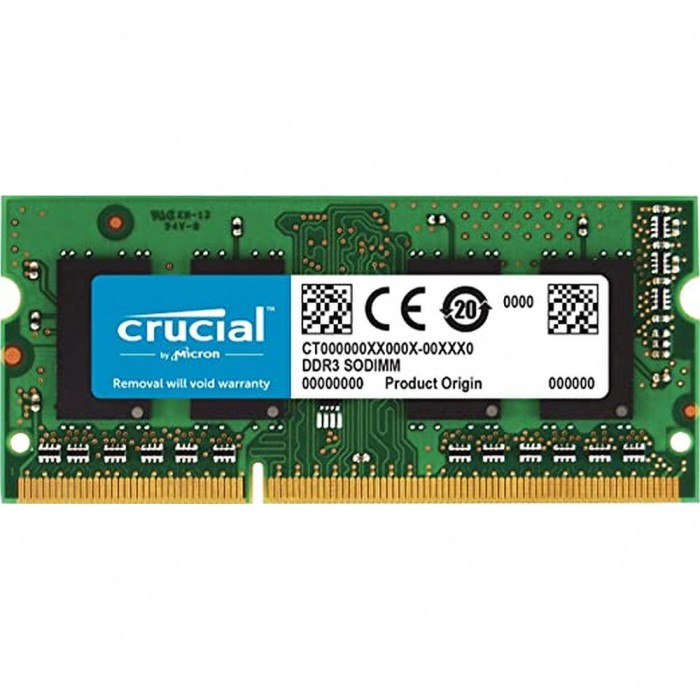 Memorie Laptop Crucial 8GB DDR3 1866MHz CL13 LV 1,35V, CT102464BF186D