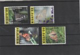 Niuafo'ou 2015 - Fauna, Insecte, Fluturi , serie 4 valori dantelate, MNH, Mi.587-590