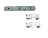 Prag interior VW TRANSPORTER (T4)/CARAVELLE/MULTIVAN, 07.1990-03.2003, partea stanga=dreapta, metal galvanizat; sub usa fata,