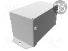 Carcasa aluminiu, 56mmx102mmx56mm, HAMMOND - 1411FBHBK
