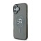 Husa pentru iPhone 16 - Karl Lagerfeld IML MagSafe (KLHMP16SHLSKCK) - Metal Karl&amp;Choupette Head