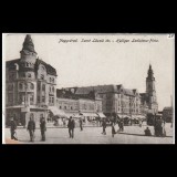 Carte poștală veche Oradea &ndash; Szent L&aacute;szl&oacute;-t&eacute;r (Piata Szantul Ladislau) &ndash; 1917