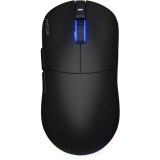 Mouse wireless Hator Quasar 3, 12K DPI, conectivitate 2.4GHz, bluetooth si USB, switch HATOR Optical 100M, side switch Huano 3M, iluminare RGB 16.8M,
