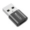 Adaptor OTG Type-C la USB Yesido GS09, Fast Charge, negru