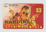 bnk card Cartela telefonica de colectie - Globtel Internet Kardinal 3 $ - Col:RO-PRE-KAR-0001