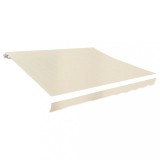 VidaXL P&acirc;nză de copertină, crem, 4 x 3 m, (cadrul nu este inclus)