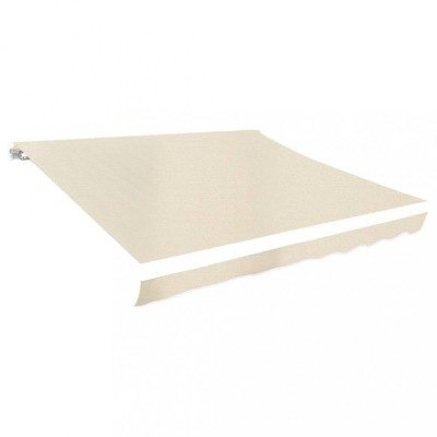 vidaXL P&amp;acirc;nză de copertină, crem, 3 x 2,5 m, (cadrul nu este inclus) foto