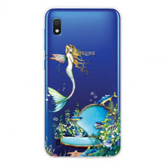 Carcasa Husa Samsung Galaxy A10 model Mermaid, Antisoc + Folie sticla securizata Samsung Galaxy A10 Tempered Glass Viceversa foto