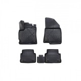 Covorase Auto Tip Tavita Cauciuc Dacia Jogger ALM Premium Negre Fata + Spate