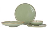 Bonna Set de vesela - Sage Hygge - 24 bucăți - 6 persoane - Porţelan