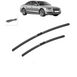 Cumpara ieftin Set 2 Stergatoare AUDI A8 D4 (4H2, 4H8, 4HC, 4HL) 2009-2018, parbriz, Bosch Aerotwin