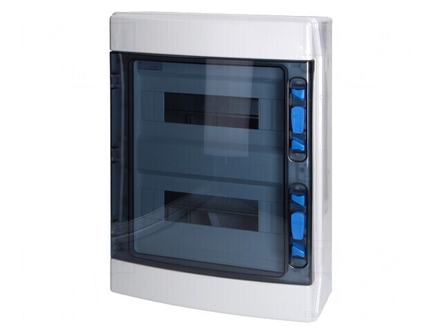 Carcasă pentru aparatură modulară IP65 albă 24 moduli ABS