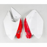 Laterale spate CRF250 X &#039;04-&#039;0, albe cu linie rosie Cod Produs: MX_NEW HO03647W