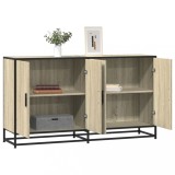 Dulap, stejar sonoma, 134x35x76 cm, lemn prelucrat