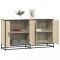 Gossi dulap, stejar sonoma, 134x35x76 cm, lemn prelucrat