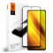 Folie sticla Case friendly Spigen Glass FC Xiaomi Poco X3 NFC/X3 Pro Black
