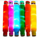 Set 6 Tuburi Antistres, cu Lumina LED, 20x2 cm, 4-6 ani, Unisex, Oem