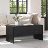 VidaXL Masă de cafea Stejar negru 102 x 50.5 x 46.5 cm Lemn compozit 880718