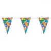 Ghirlandă Petrecere, Stegulețe Baloane, Set 10 Bucăți, Multicolor, Lungime 3.66m, Oem