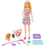 Papusa Barbie You Can Be - Barbie cu 2 catelusi, Mattel