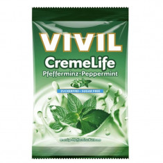 Bomboane Cremoase Creme Life Menta Fara Zahar 110g Vivil