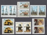 ROMANIA 1986 LP 1171 INDUSTRIE ROMANEASCA PERECHE SERII STARE MNH