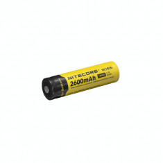 Baterie reincarcabila Nitecore NL1826 18650 Li-Ion 2600mAh 3.7V Negru/Galben foto