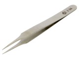 Pensetă dreptă de precizie 120mm PIERGIACOMI, v&acirc;rf &icirc;ngustat ascuțit