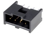 Soclu dreptunghiular tată C-Grid III 2,54mm 4 PIN THT aurit