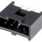 Soclu dreptunghiular tată C-Grid III 2,54mm 4 PIN THT aurit
