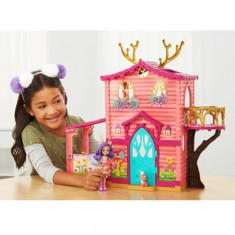 Set de joaca Casuta de joaca a papusii Danessa Deer- Cozy Deer House EnchanTimals foto