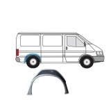 Pasaj interior roata spate, contra aripa Ford Transit (Ve64), 1992-2000; Transit (Ve83), 1992-2000, model: scurt, montare spate, dreapta, galvanizat,