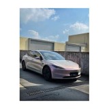 Folie auto PET Premium gri rosu Phantom pentru colantare caroserie 1 x 1,52 m