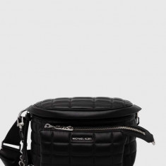 MICHAEL Michael Kors poseta de piele culoarea negru