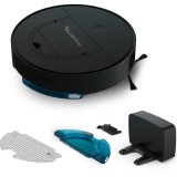 Aspirator robot RR9065WH X-Plorer Serie 130 Ai, recipient pentru praf 0.5 L, rezervor de apă 0.15 L, autonomie 120 min, Negru, Rowenta