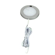 Spot led aplicat cu senzor IR, alb cald, DC12V, 3W, argintiu