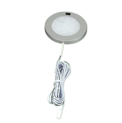 Spot led aplicat cu senzor IR, alb cald, DC12V, 3W, argintiu foto