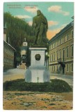 5431 - Baile HERCULANE, Caras-Severin, Hercules statue - old postcard - unused, Necirculata, Printata