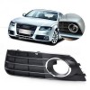 Grila Bara Fata Stanga Audi A4 B8 (2007-2011) cu Crom 8K0807681A, Proiector Ceata, Negru/Crom, Rapid