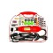 Set trusa minifreza tip biax Craft-Tec, 117 piese, 500W, 12000RPM, variator turatie