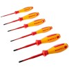 Set 6 Surubelnite Electrice Knipex VDE 1000V, Dreapta/Cruce (PH1, PH2), Izolate, Chrome Vanadium, 982030, 982040SL, 982055SL, 982065SL