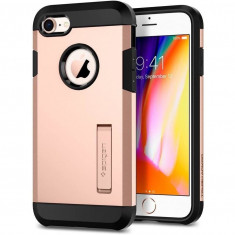 Husa iPhone SE 2020 / iPhone 8 / iPhone 7 / iPhone 6S / iPhone 6, Premium, Spigen Tough Armor 2, Blush Gold foto