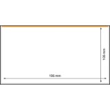 Folii de protecție pentru bancnote BASIC 195, pachet de 50, 195x105mm