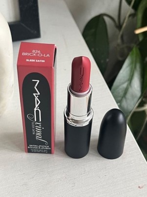 Ruj de Buze Hidratant, MAC, MACximal Sleek Satin, 826 Brick-O-La, 3.5 g foto