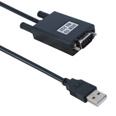 Cablu adaptor USB la port Serial 9 pin, RS 232, Active 105, convertor serial la port usb pentru casa marcat datecs si alte dispozitive foto