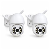 Cumpara ieftin Set doua camere de supraveghere exterior DEPOX&reg;, Wi-Fi, 360&deg;, vedere nocturnă